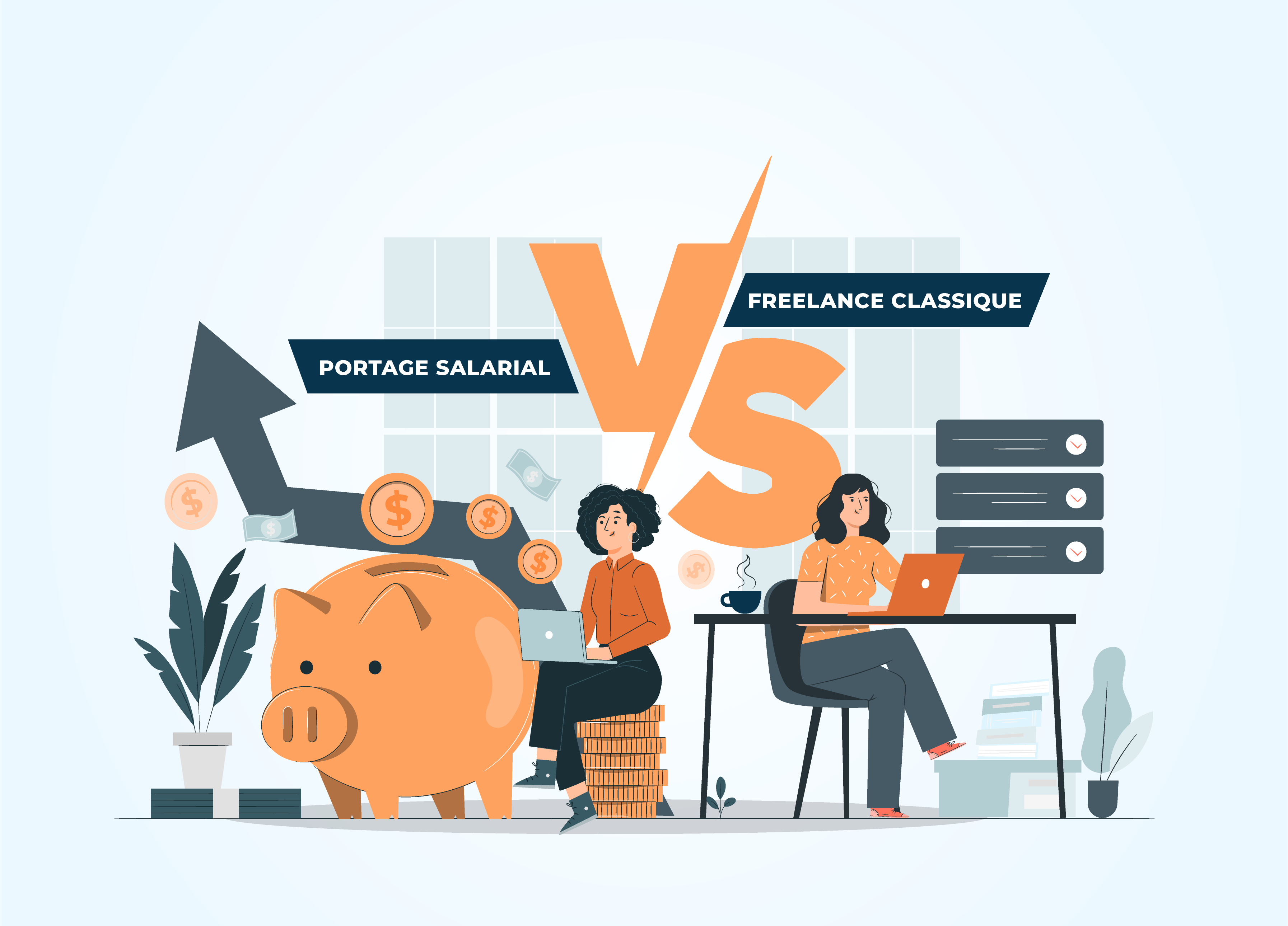 Comparatif : Portage salarial vs freelance classique – Quelle option choisir ?